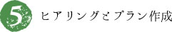 ヒアリングとプラン作成