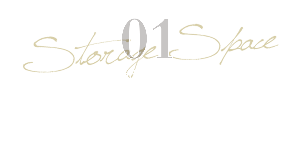 ソリッドハウスの収納スペース